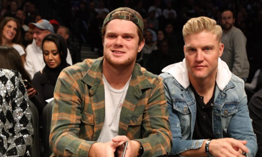New York Jets QB Sam Darnold attends Knicks-Nets game in Brooklyn (Video)