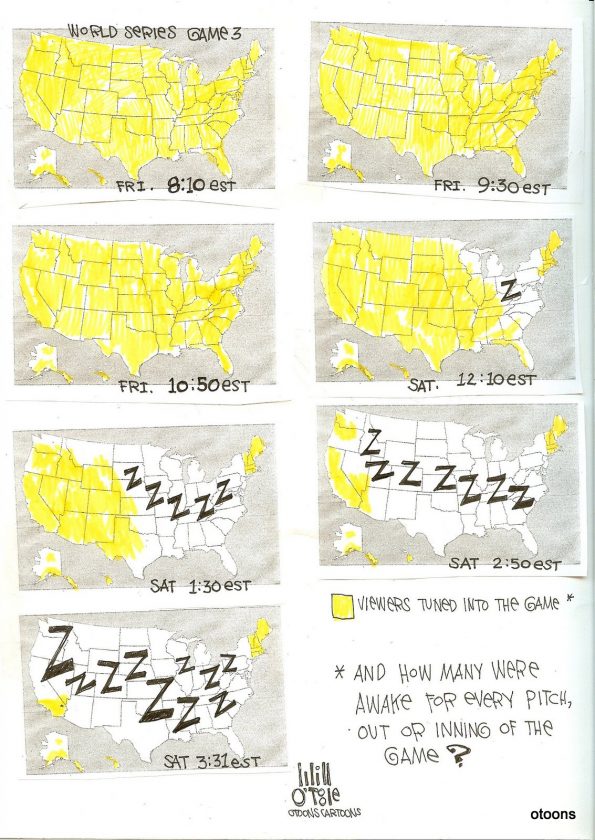 O’Toole Cartoons: World Series Game 3 marathon by location