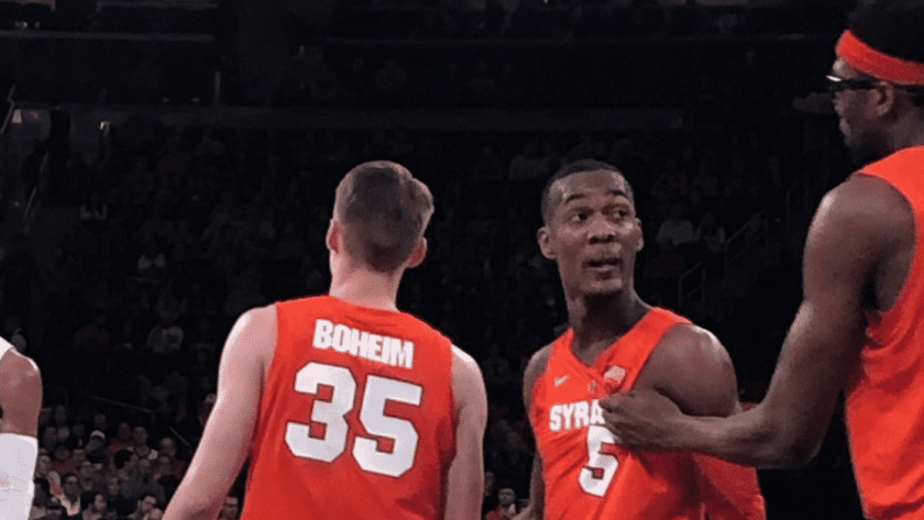 Syracuse basketball makes embarrassing gaffe on player’s jersey