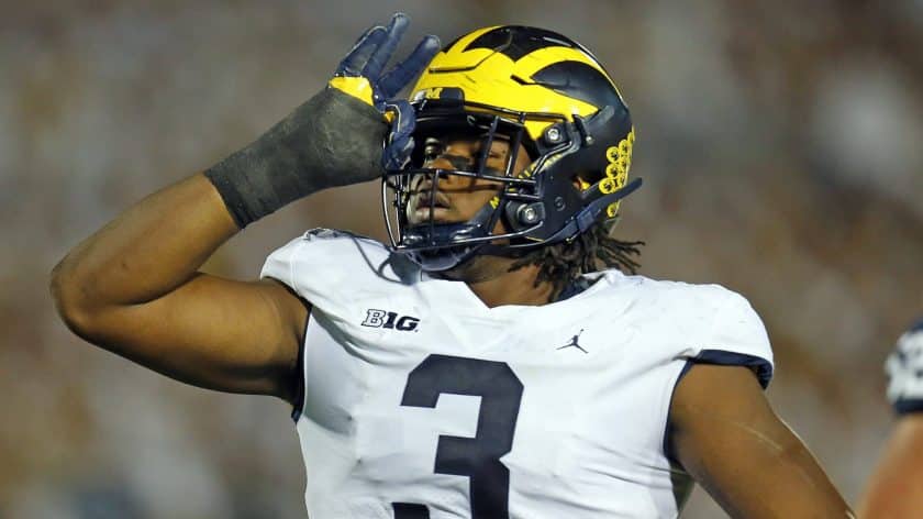 Sports Illustrated has Michigan’s Rashan Gary going 5th overall to Giants
