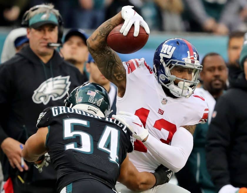 New York Giants WR Odell Beckham Jr. aspires to top 2K yards