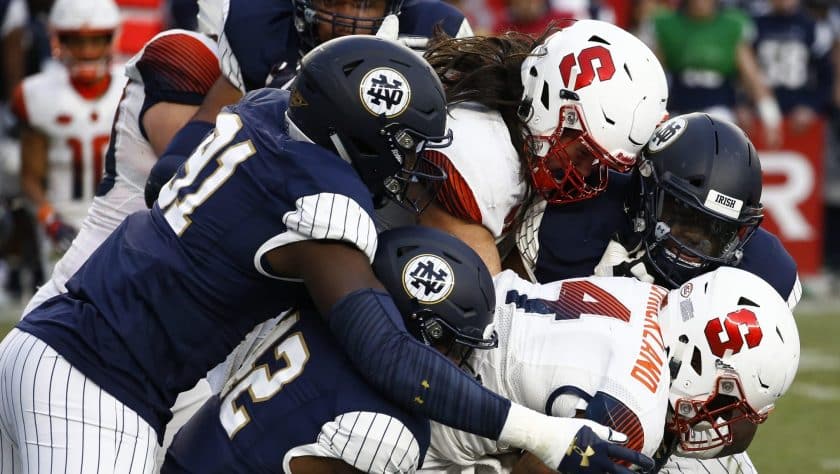 Notre Dame crushes Syracuse, solidifies CFP positioning in The Bronx