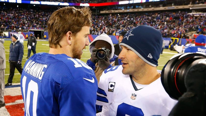 Eli Manning Tony Romo