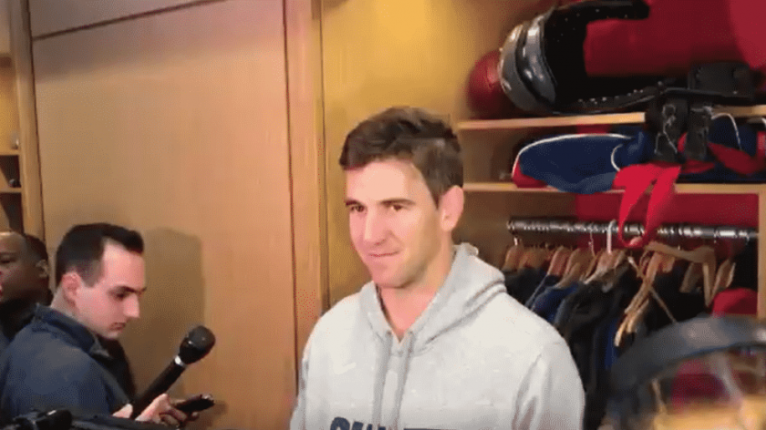 New York Giants QB Eli Manning unsure of status past week 17 (Video)