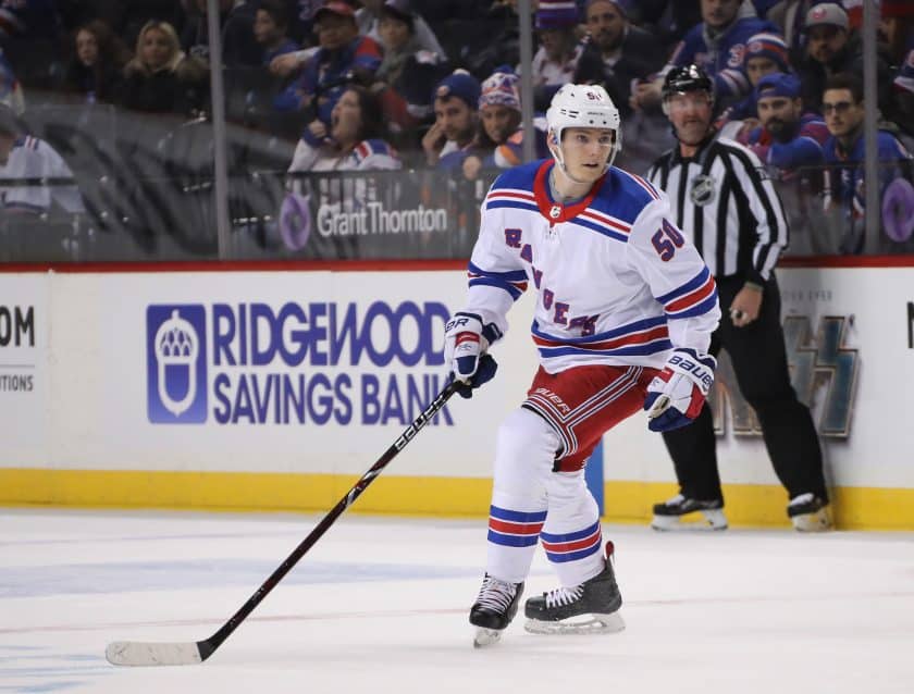 New York Rangers assign Lias Andersson to Hartford