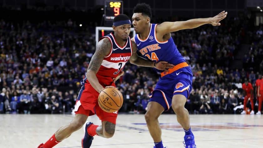 New York Knicks fall to Wizards after abysmal 4th quarter in London (Highlights)