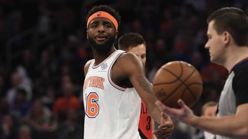 New York Knicks C Mitchell Robinson is glad LA passed on him