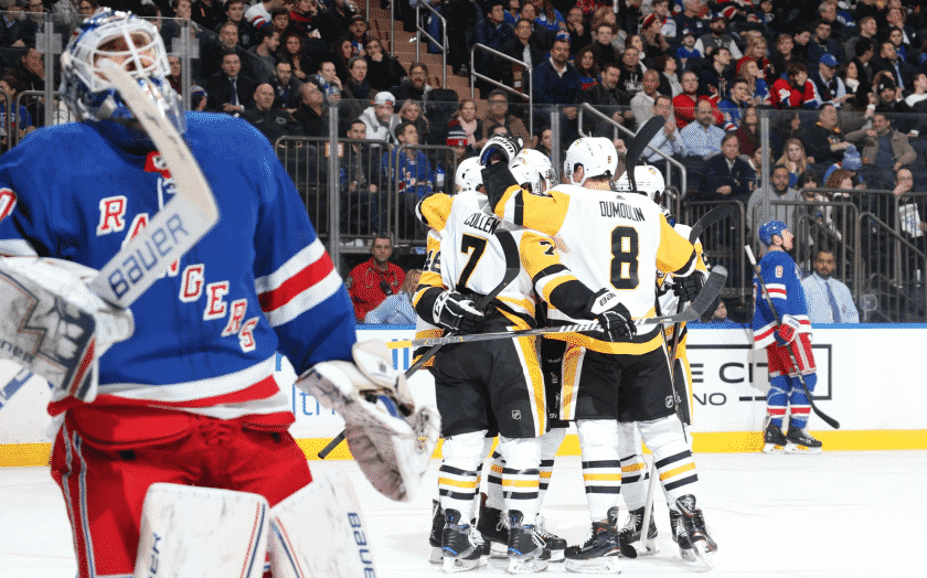 Penguins chase Henrik Lundqvist, demolish Rangers 7-2 at the Garden (Highlights)