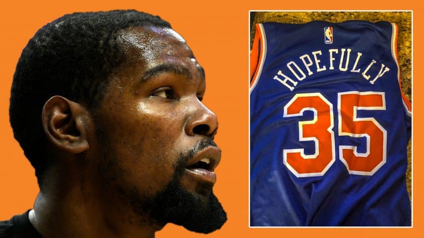 New York Knicks fans showcasing crazy Kevin Durant creativity (Photo)