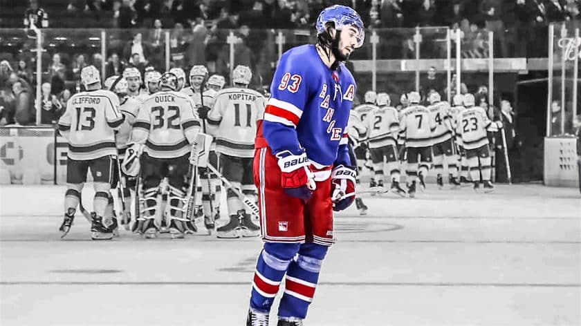 New York Rangers blow late lead, fall 4-3 to Los Angeles Kings in OT (Highlights)