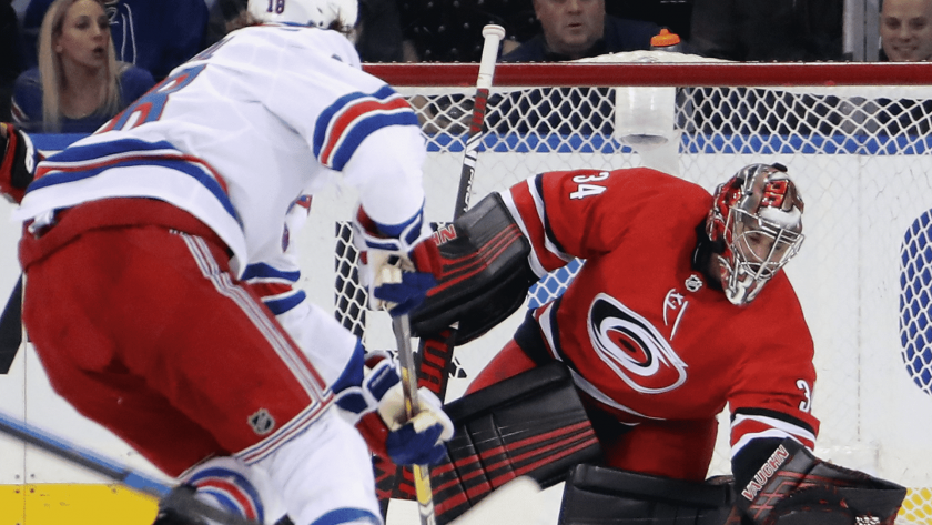 New York Rangers shut out 3-0 by Carolina Hurricanes on 1994 night (Highlights)
