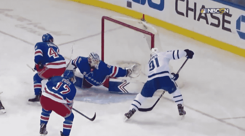 New York Rangers’ Alexandar Georgiev robs Maple Leafs’ John Tavares (Video)