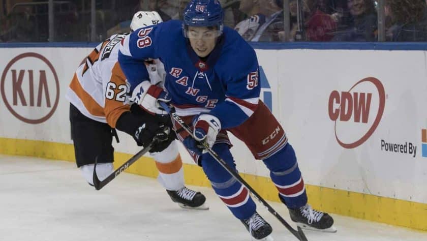 New York Rangers recall John Gilmour, Vinni Lettieri from Hartford