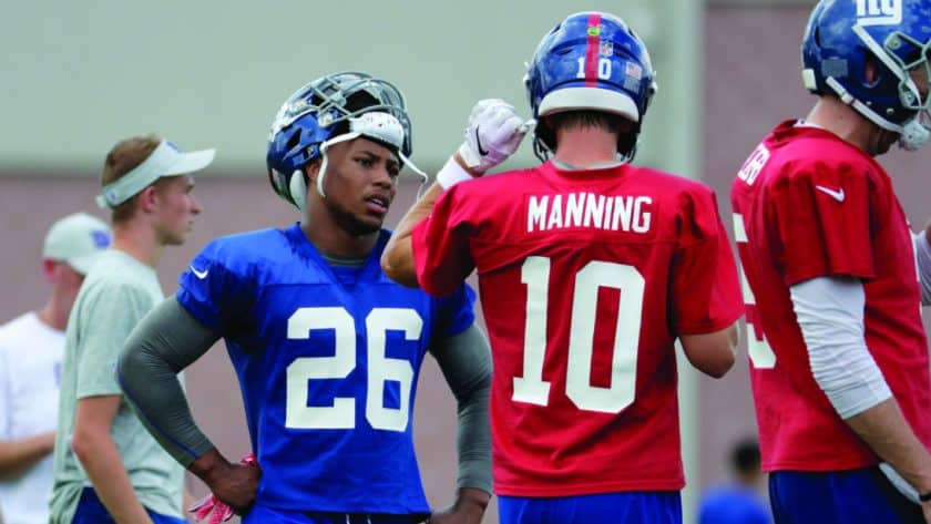 New York Giants RB Saquon Barkley fires back at Eli Manning critics