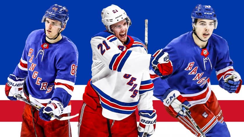The New York Rangers lone goal for the remainder of the season