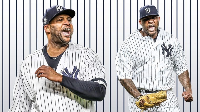 New York Yankees SP CC Sabathia notches his 3000th career strikeout