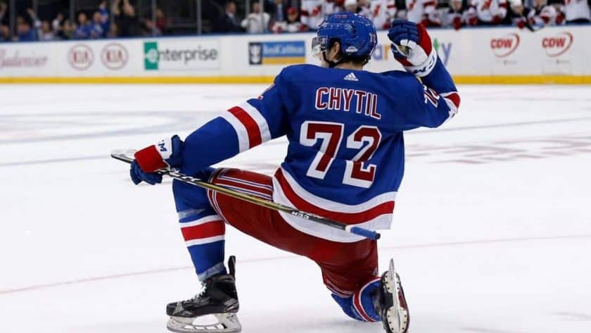 New York Rangers F Filip Chytil won’t play against Ottawa Senators