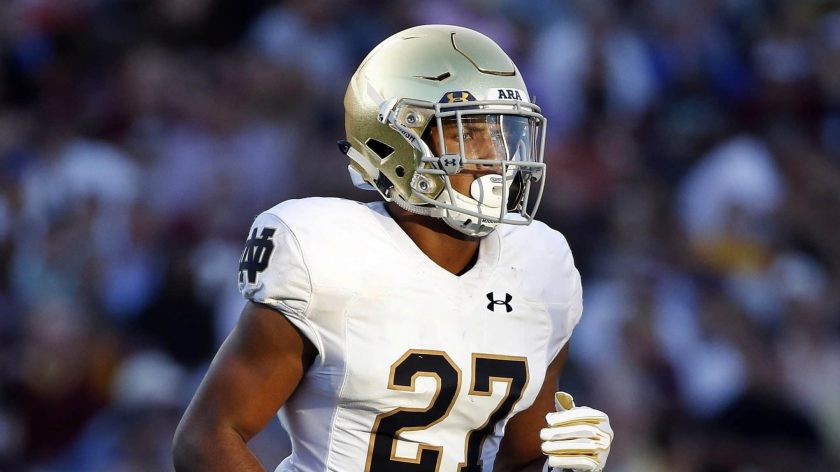 New York Giants select Julian Love with the 108th pick in the NFL Draft