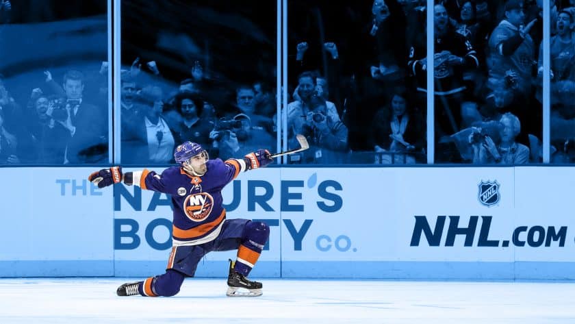 Jordan Eberle leading the young New York Islanders by example