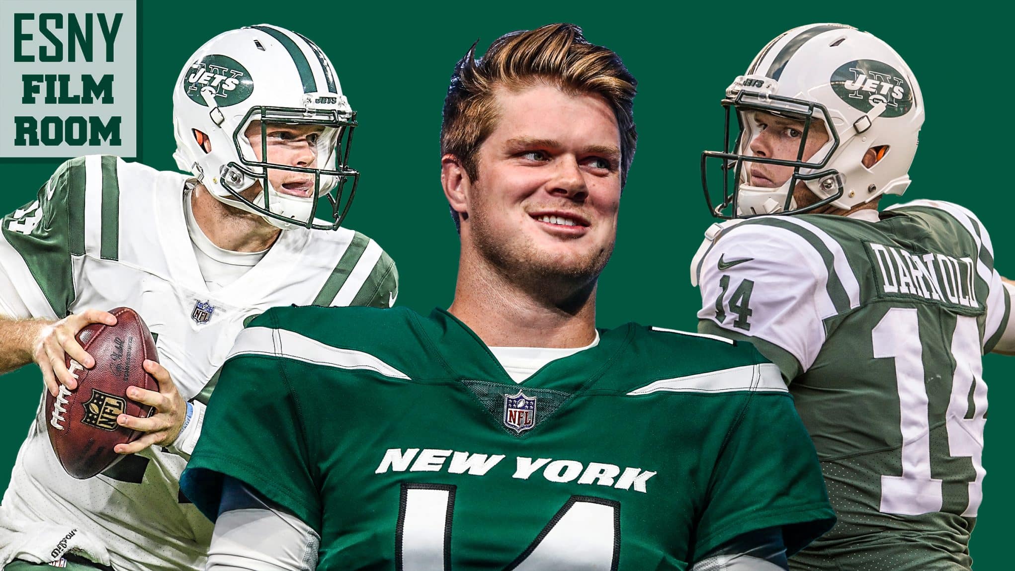 New York Jets: Sam Darnold's uncanny outside-the-pocket skills (Film)