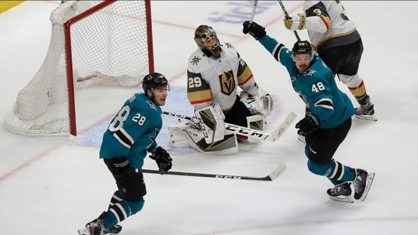 A not-so-notable end to the San Jose Sharks-Vegas Golden Knights series