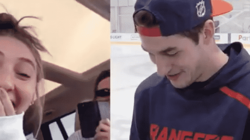 New York Rangers D Brady Skjei surprises fan via FaceTime (Video)