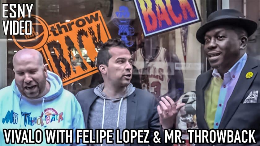 On the Scene with Vivalo: St. John’s legend Felipe Lopez at Mr. Throwback (ESNY Video)