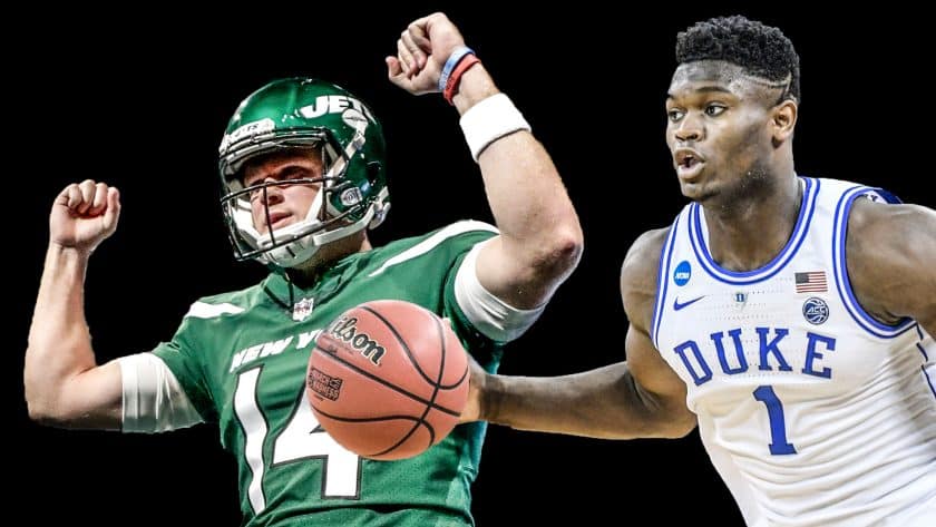 New York Jets wish the Knicks good luck in NBA Draft Lottery
