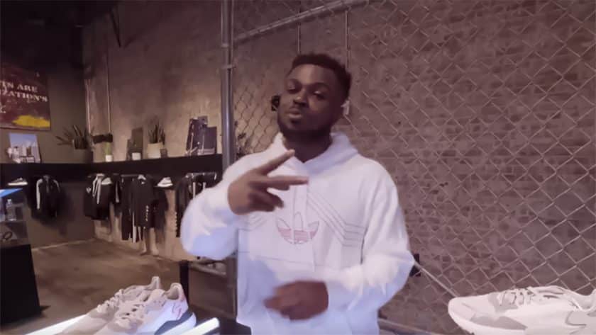 New York Giants S Jabrill Peppers opens the Adidas store for everybody (Video)