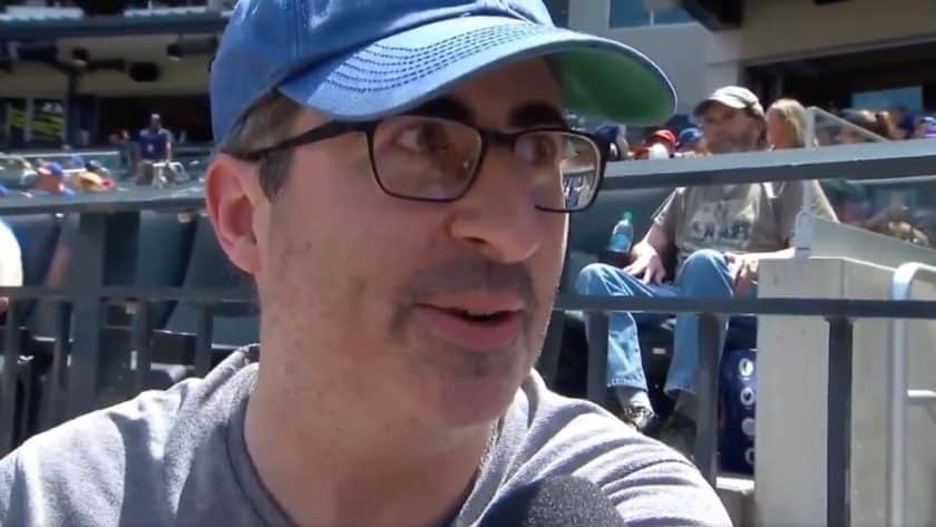 John Oliver on rooting for New York Yankees: ‘Wrong thing to do morally’