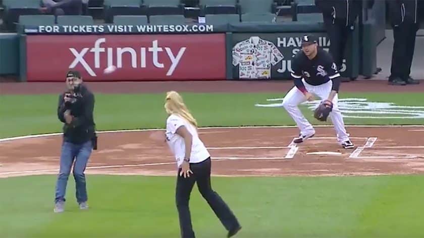 New York Mets: The White Sox first pitch that takes 50 Cent off the hook (Video)