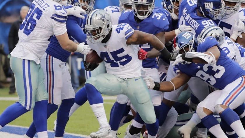New York Giants sign RB Rod Smith, waive RB Robert Martin