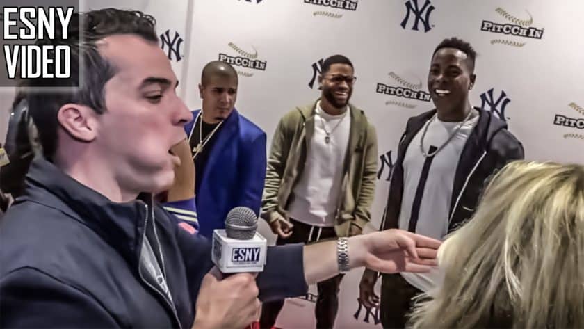 New York Yankees RP Aroldis Chapman accepts the Munchkin Challenge (Video)
