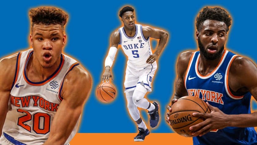 Kevin Knox, RJ Barrett, Mitchell Robinson