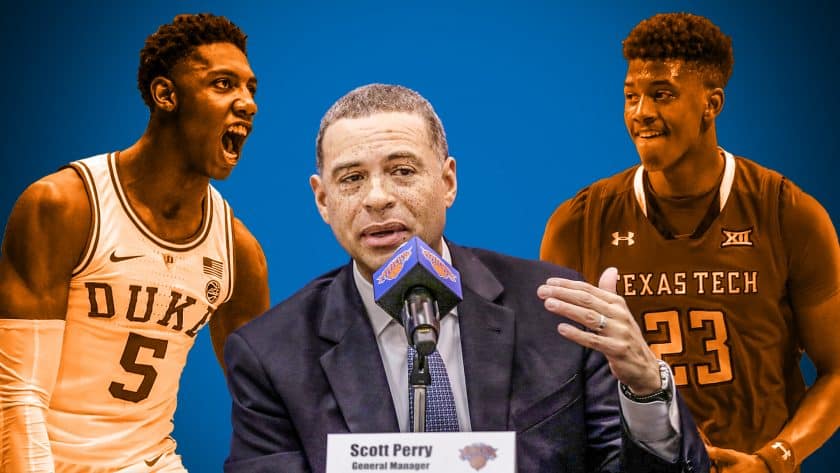 New York Knicks trading the No. 3 pick: Tough call, but no dice
