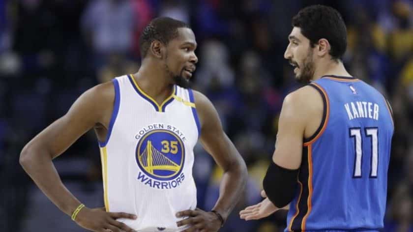 Enes Kanter expects Kevin Durant to sign with the Brooklyn Nets