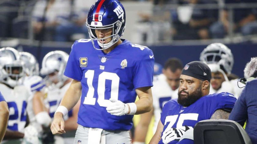 New York Giants C Jon Halapio motivated to get back to work after injury