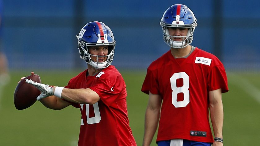 New York Giants QB Eli Manning doesn’t see situation as competition
