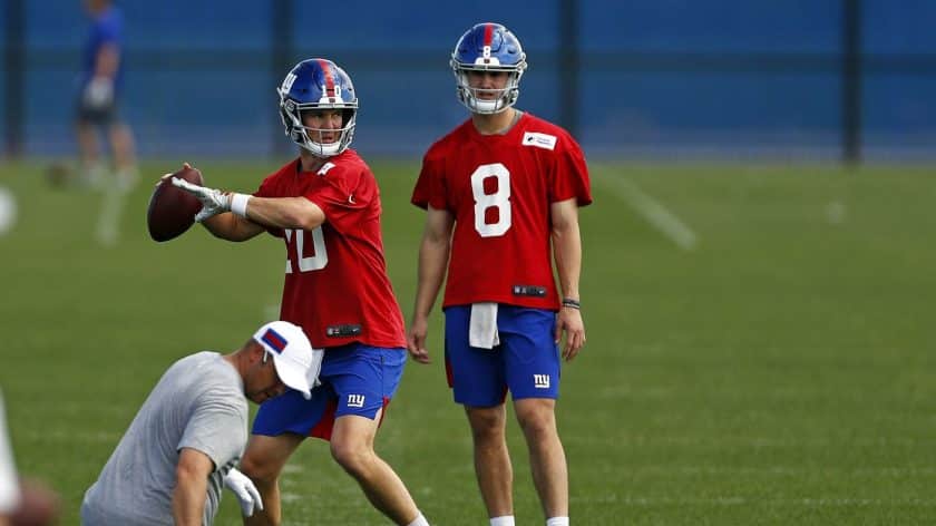Eli Manning, Daniel Jones