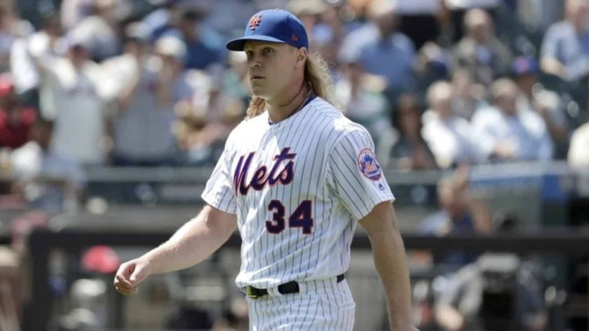New York Mets RHP Noah Syndergaard has a low-grade strain (Report)