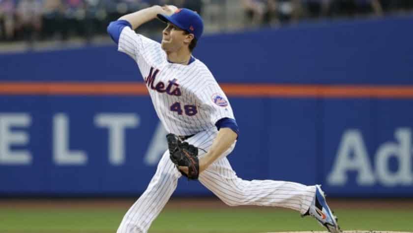 New York Mets’ Wilson Ramos and Jacob deGrom getting on same page