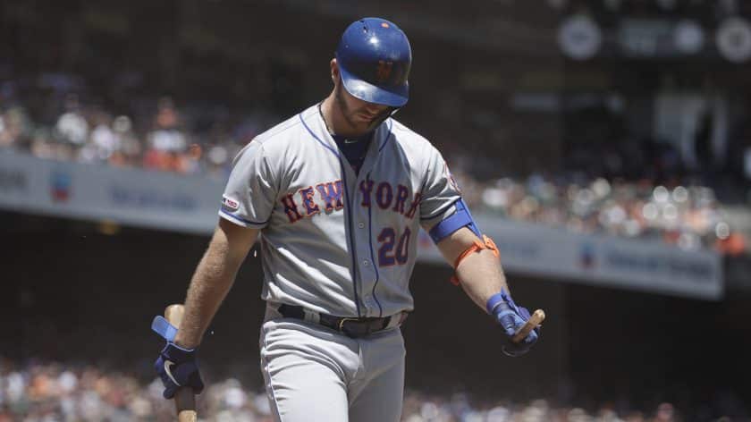New York Mets 1B Pete Alonso breaks bat over knee in 3-2 loss (Highlights)