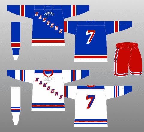 The evolution of the New York Rangers magnificent uniform
