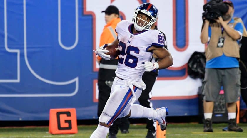New York Giants RB Saquon Barkley isn’t happy with his Madden 20 rating