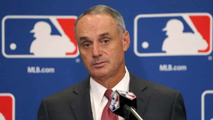 MLB commissioner Rob Manfred denies ‘juicing’ baseballs