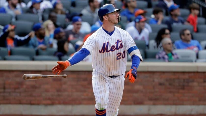 New York Mets 1B Pete Alonso plays catch with youngster, hits HR (Video)