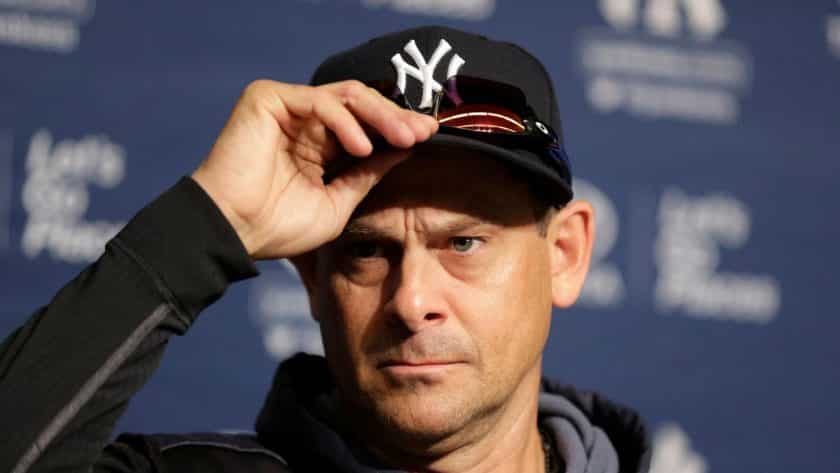 New York Yankees manager Aaron Boone wants a rule change