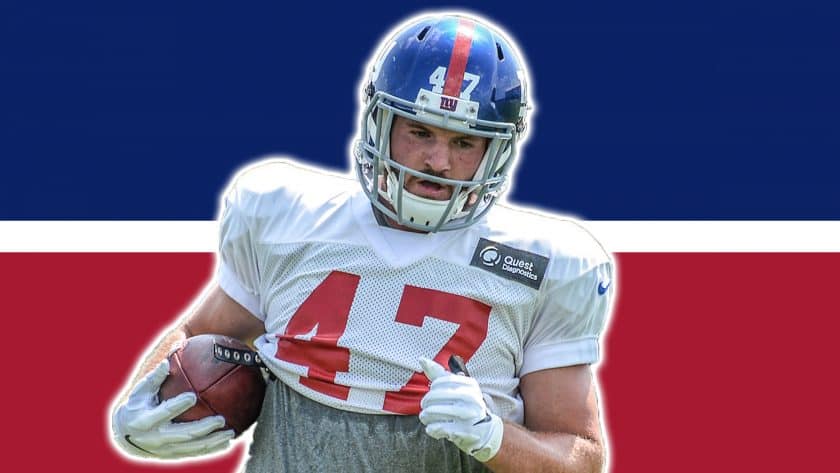 New York Giants’ CJ Conrad is excited to stand out against the Jets