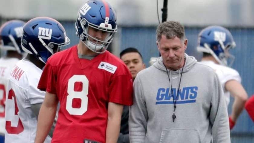 New York Giants HC Pat Shurmur not rushing to play QB Daniel Jones
