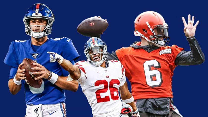 Daniel Jones, Saquon Barkley, Baker Mayfield